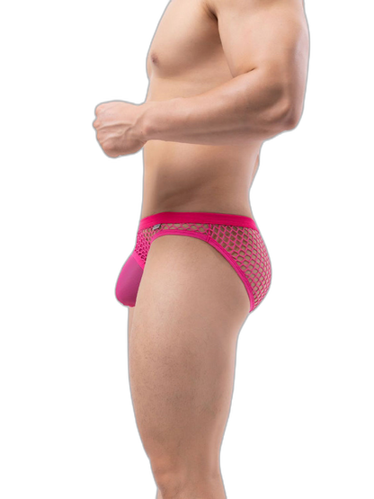 2 Pack Men's Low-Rise Mesh Breathable Bikini