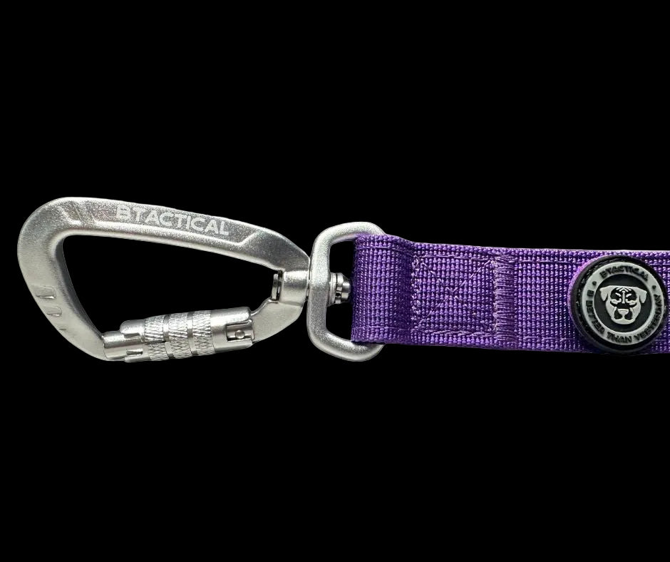 Tactical Carabiner Clip Lead Purple