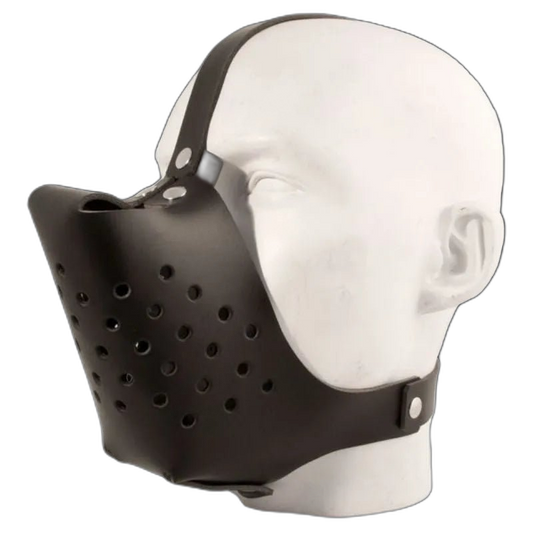 Mister B Leather Muzzle | Black Leather