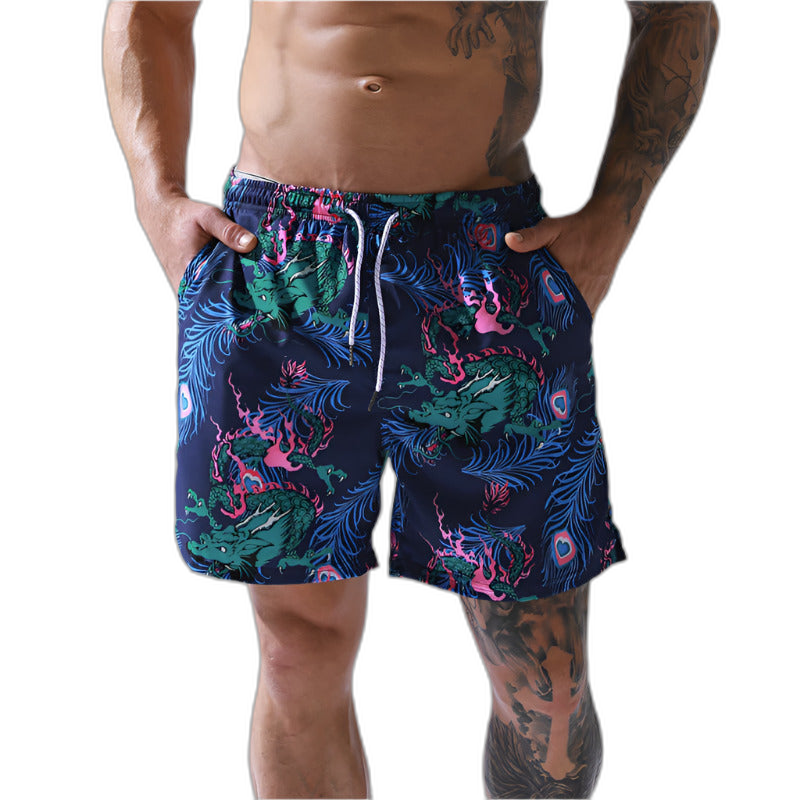 Peacock Swim Shorts