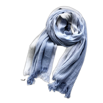 Duo-Tone Weave Cotton Pashmina Scarf