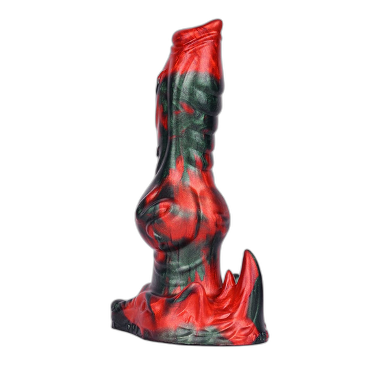 Hellhound – 8 Inch Silicone Fantasy Dildo – Christmas Edition Dog Knot Dildo