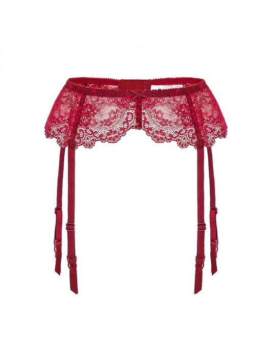 Sexy Bow Ultra-Thin Lace Adjustable Garter Belt