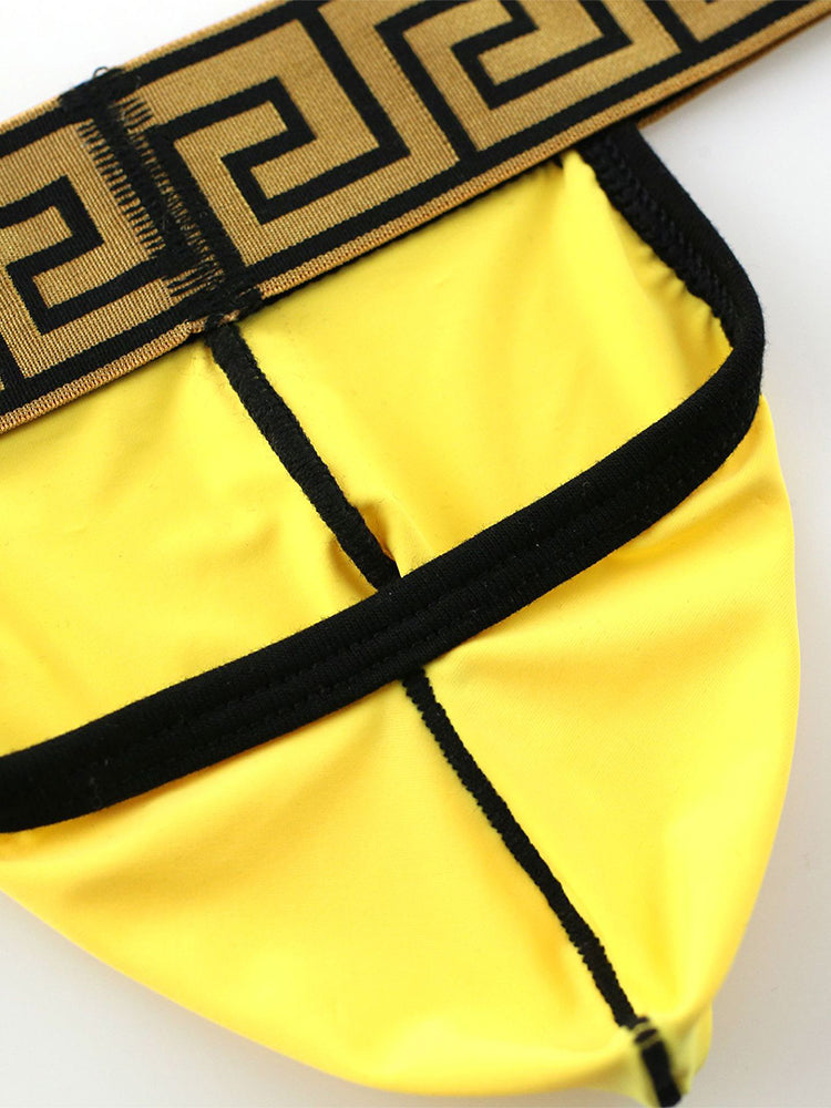 4 Pack Men's Single Pouch Ice Silk Sexy Thong