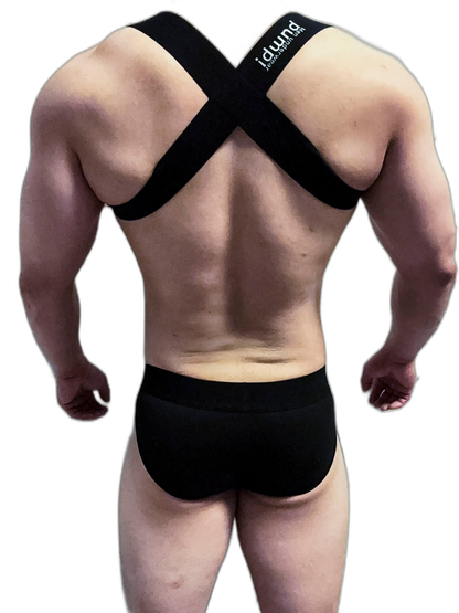 Men's Athletic High-Elasticity Compression Activewear Shoulder Strap & Underwear