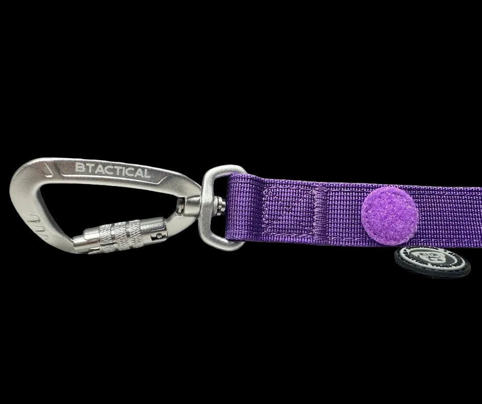 Tactical Carabiner Clip Lead Purple