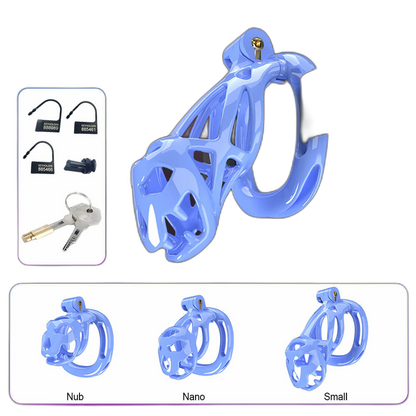 Specter - Chastity Cage with Belt - Penis Cage