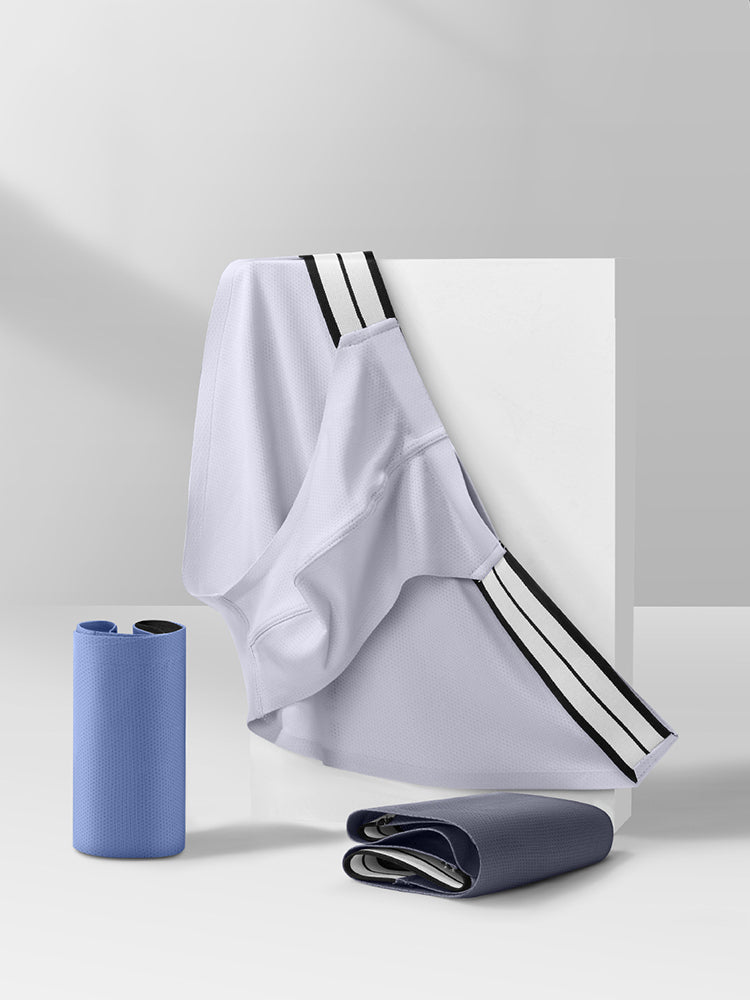 3 Pack Men’s Breathable Ice-Touch Athletic Briefs