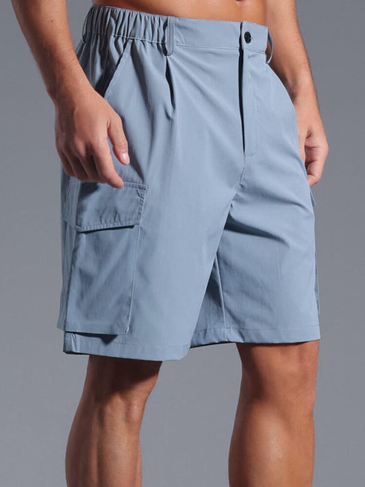 Men's Loose-Fit Quick-Dry Cargo Sports Shorts