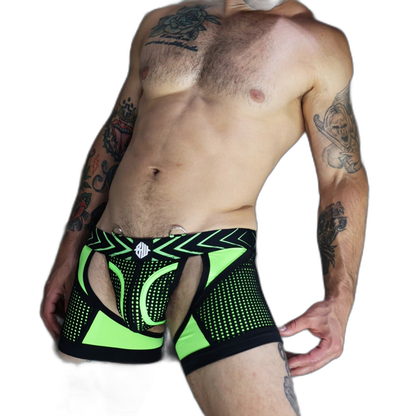 Breedwell Dickmatized Chap Jock Neon Green