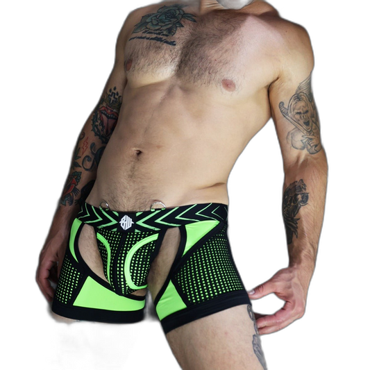Breedwell Dickmatized Chap Jock Neon Green