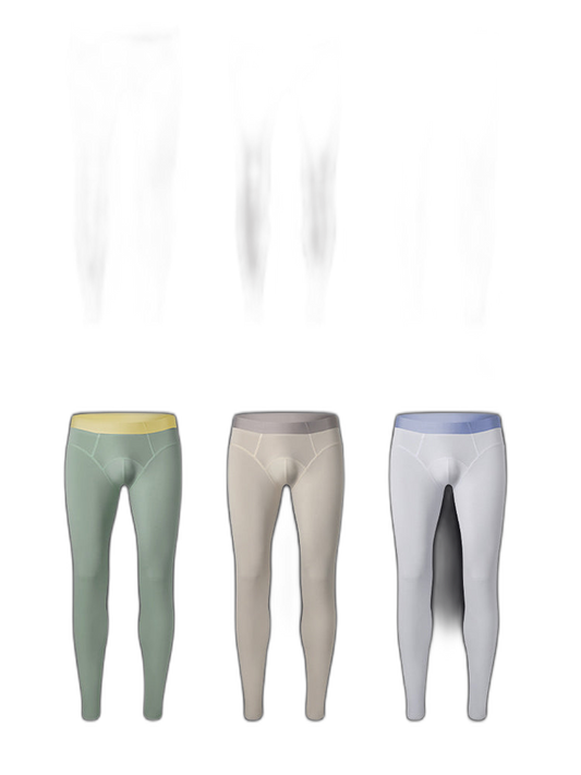 Men's Thin Slim-Fit 2-in-1 Thermal Bottoms & Long Johns