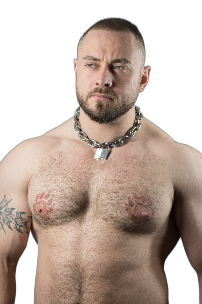 ruff GEAR Pitbull Chain 6mm with 30mm Master Lock