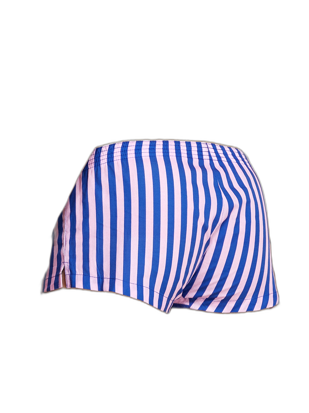 Men's Color Stripes Trunks With Button Fly