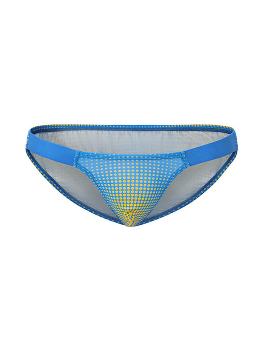 Men's Low-Rise Gradient Polka-Dot Print Briefs 