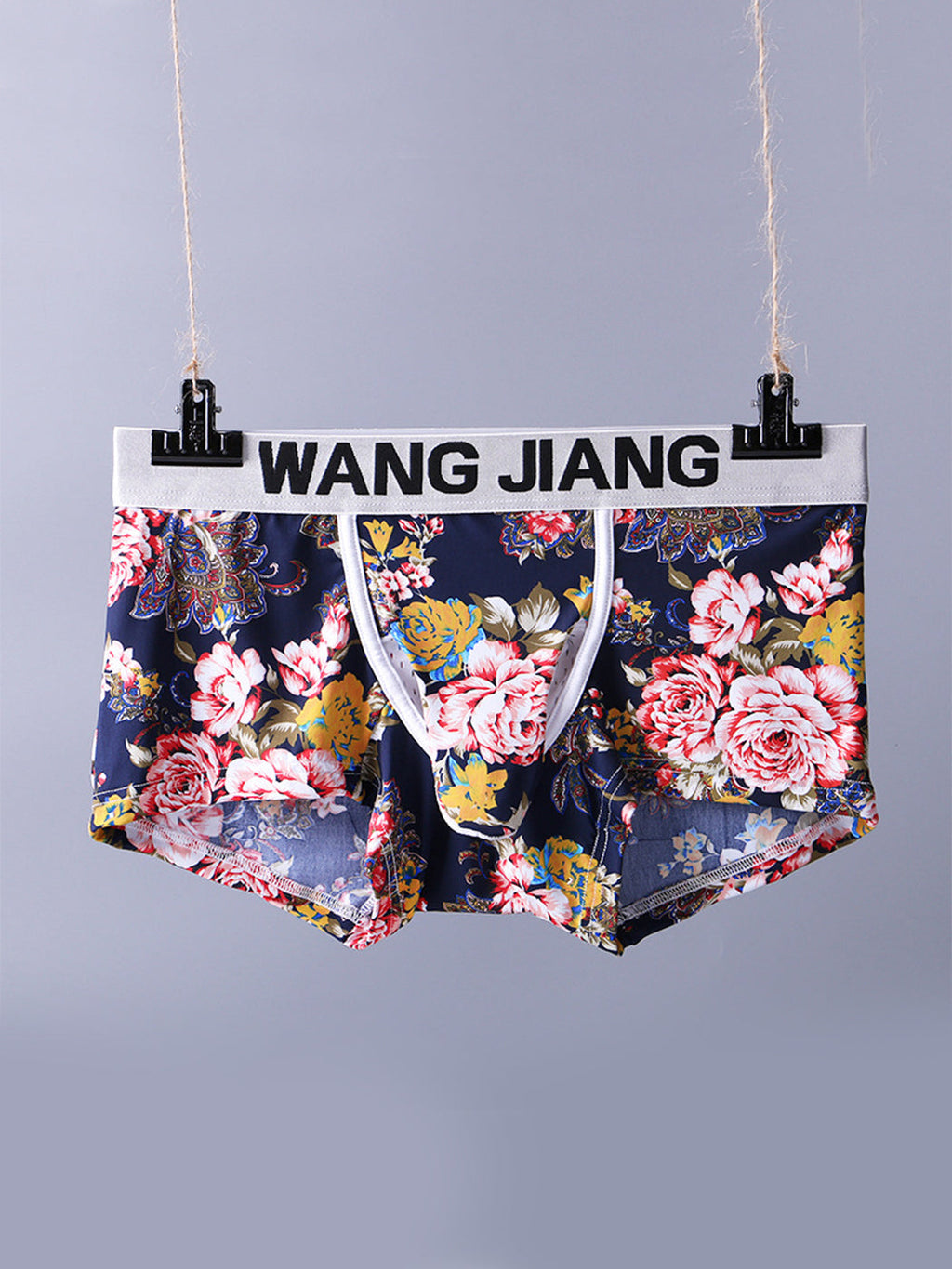 3 Pack Men's Ice Silk Trunks with Separated Pouch Design