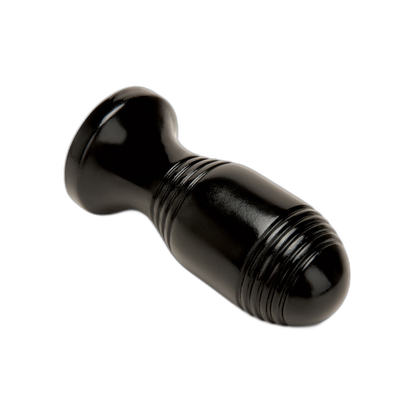Prowler RED Ribbed Butt Plug Black