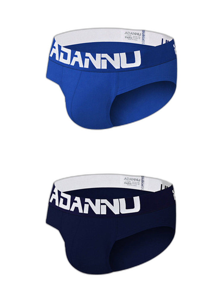 2 Pack Cotton 3D Large Pouch Men's Underwear