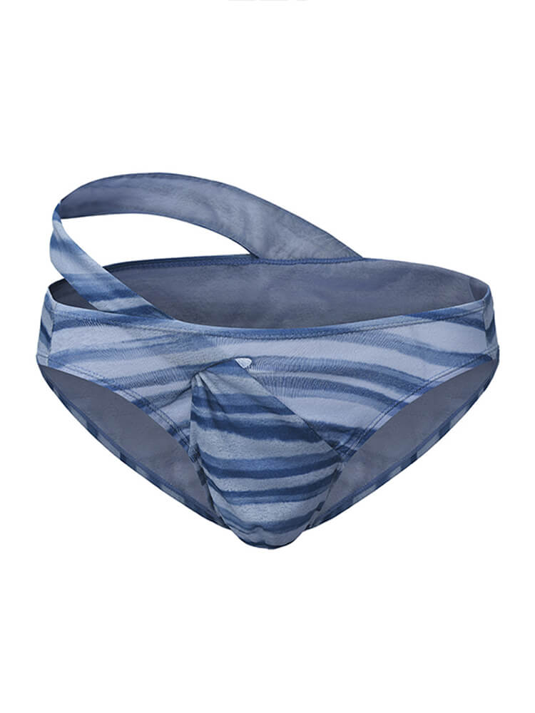 Men's Sexy Wrap-Style Japanese Striped Briefs