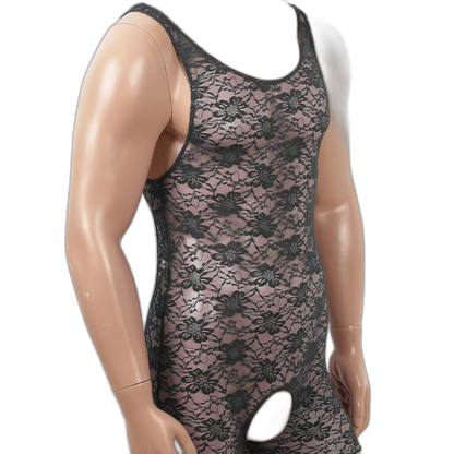 Dainty Delight Open Lace Bodysuit