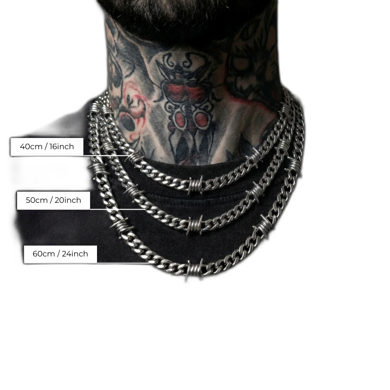 9mm Barb Wire Cuban Chain