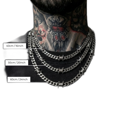 9mm Barb Wire Cuban Chain