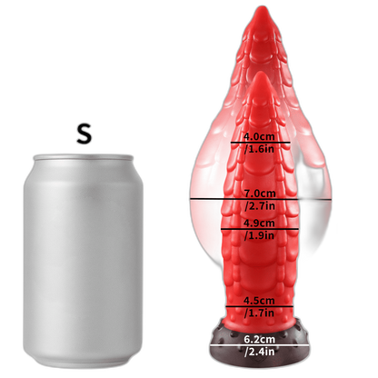 Xomiy SpireDrake - Inflatable Anal Plug - Silicone Huge Butt Plug