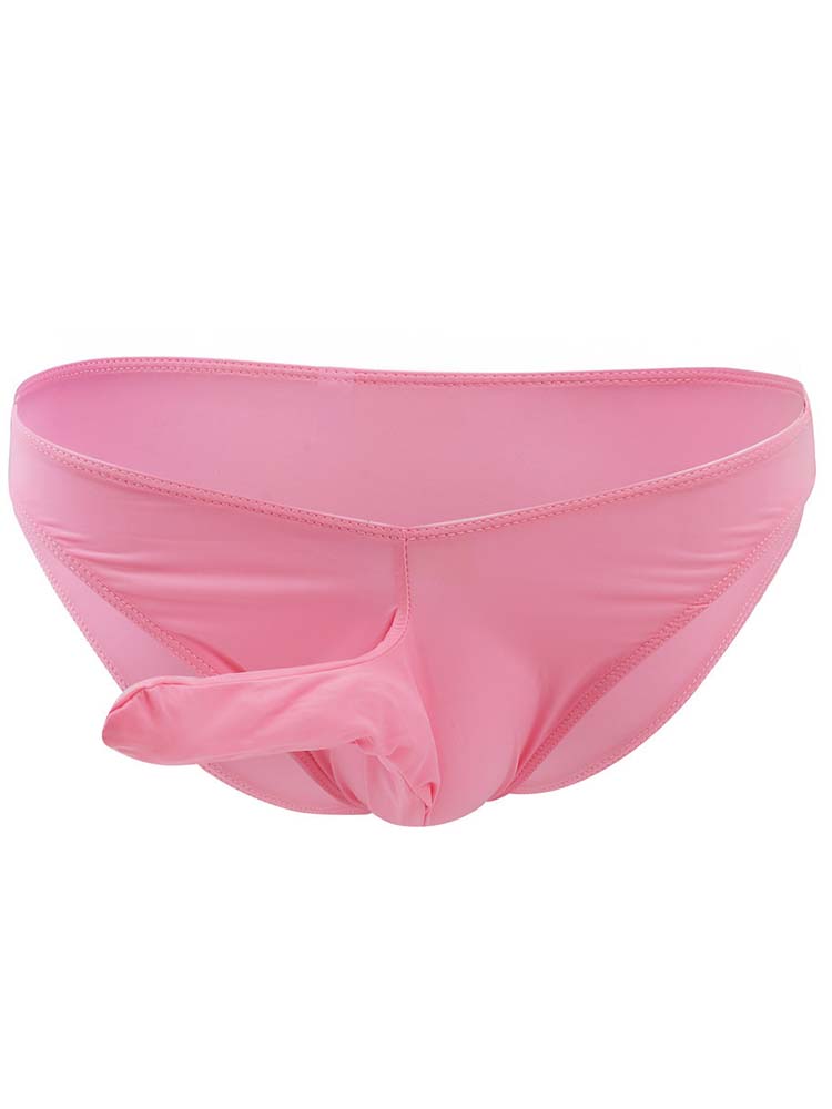 Men's Low-Rise Ice Silk Elephant Nose Briefs