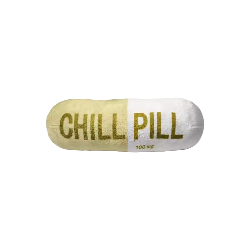 Chill Pill Plushie Yellow