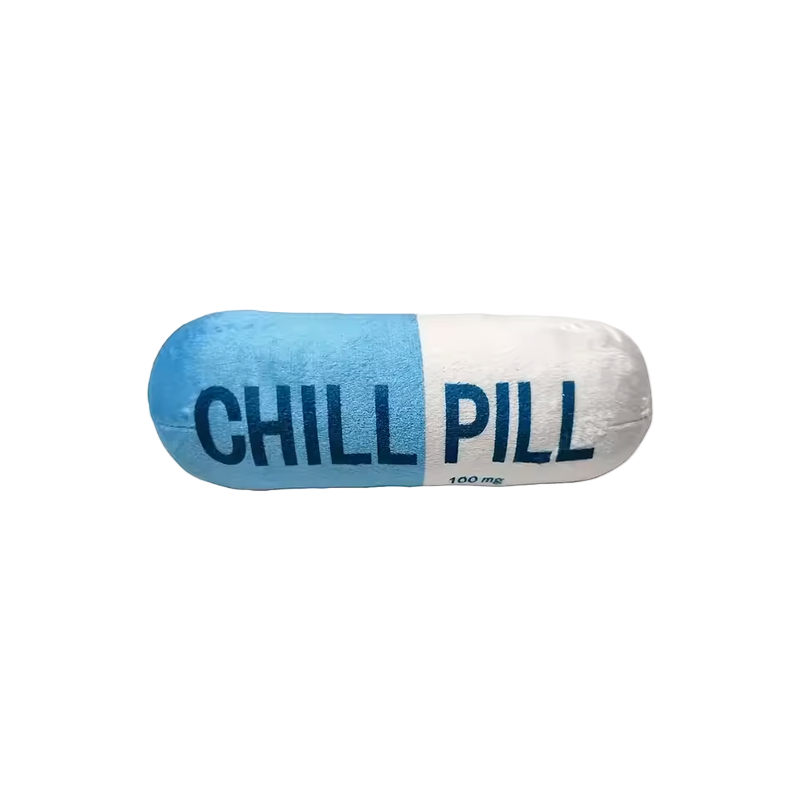 Chill Pill Plushie Blue