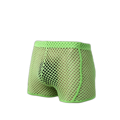Mesh Fishnet High Shorts
