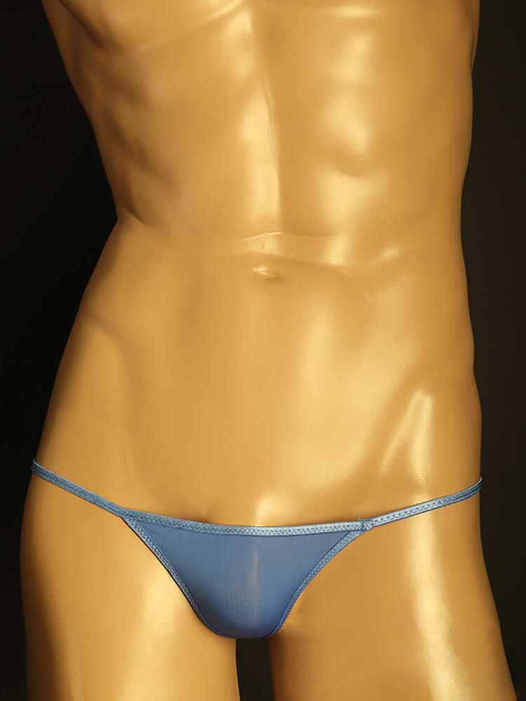 Men's Solid Color Sexy Low Waist String Thong