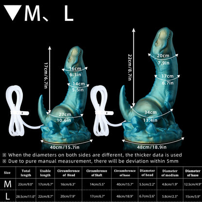 Nothosaur VELOX - Ejaculating Dildo - Dragon Dildo