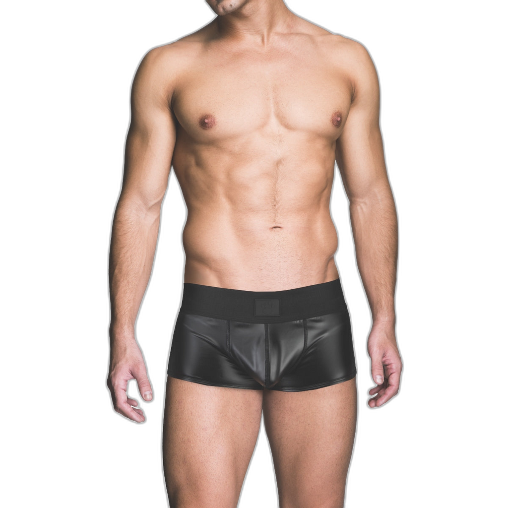 Prowler RED Wetlook Ass-less Trunk Black