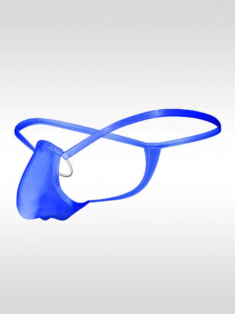 Men's Sexy Strappy Seamless O-Ring Bikini Thong