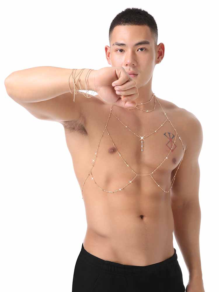 Men's Nightclub Diamond Performance Outfit  