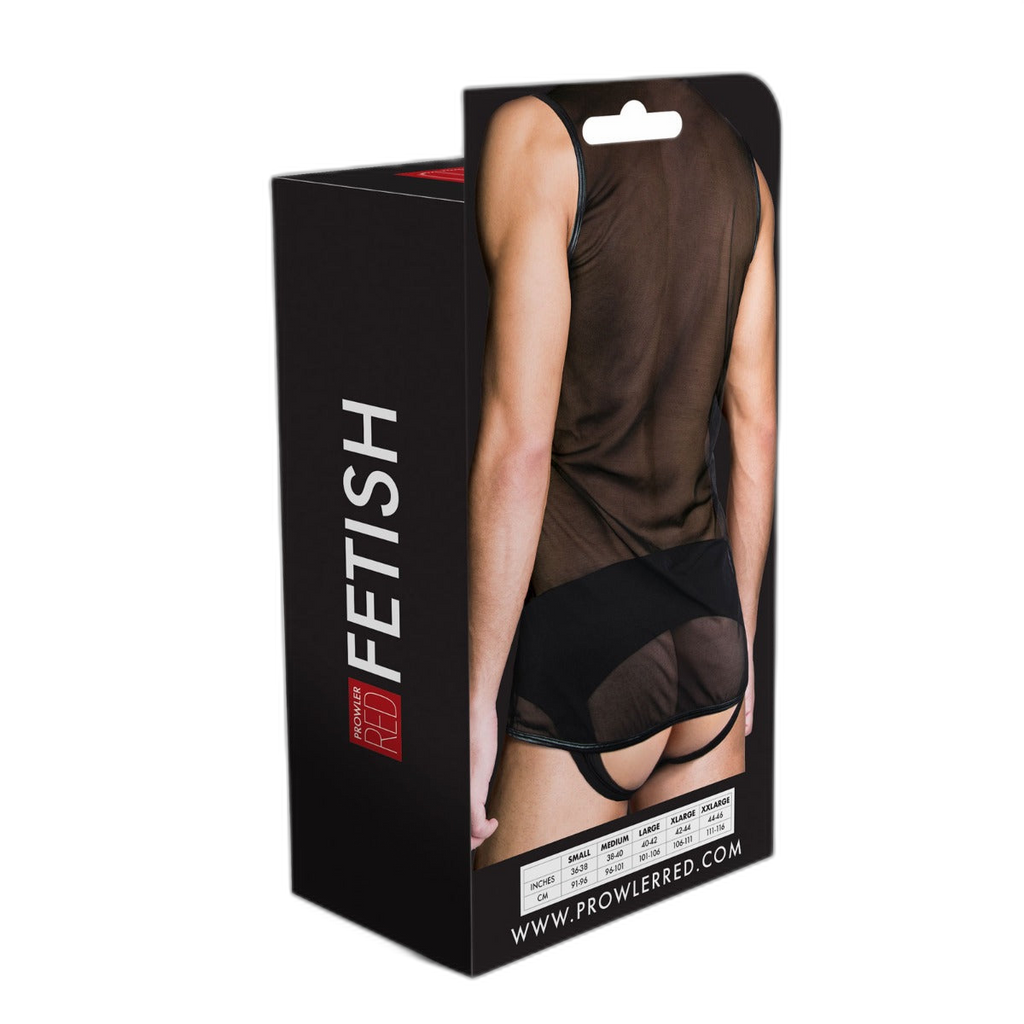 Prowler RED Mesh Vest Black