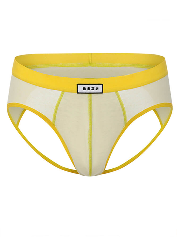 Men's Sexy Lightweight Colorblock Cutout Jockstrap