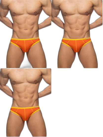 3-pack Men's Cotton 3D U-pouch Briefs