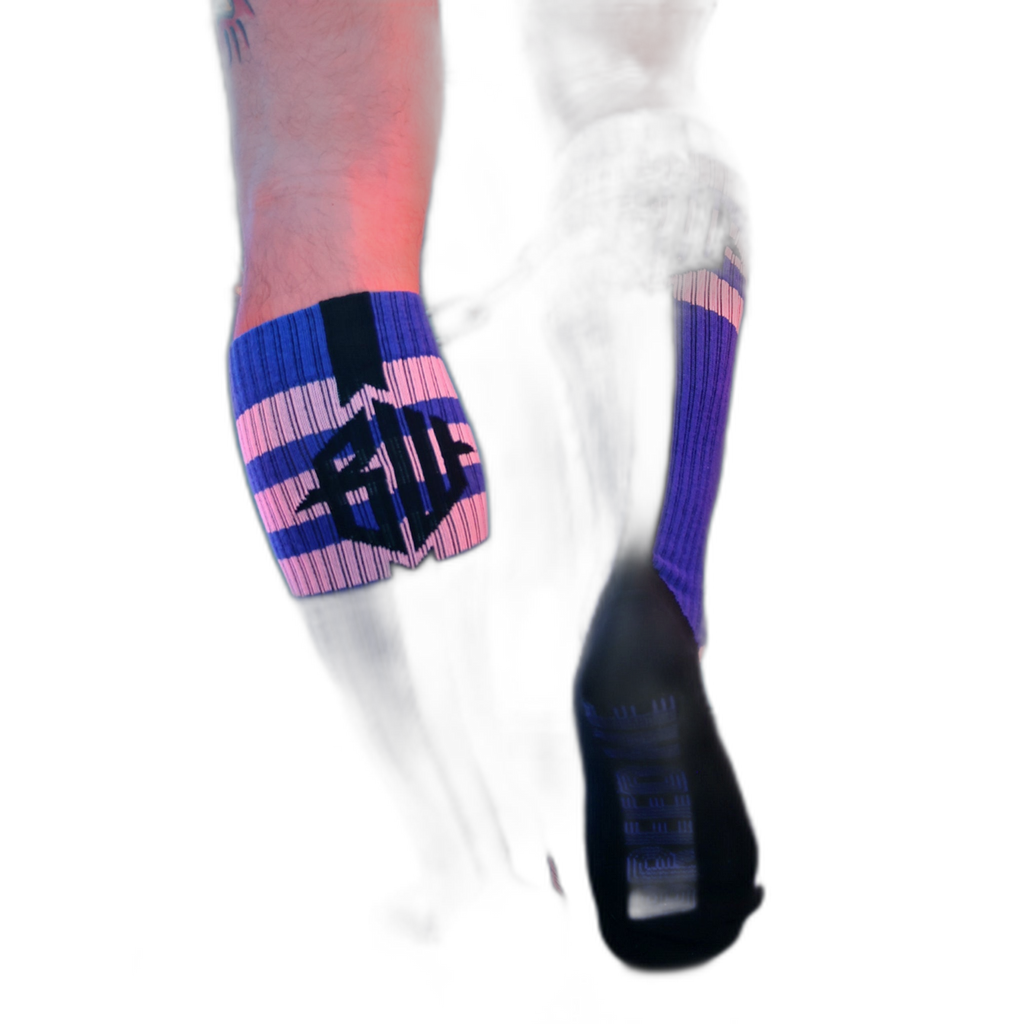Breedwell Retro Remix Socks Blue