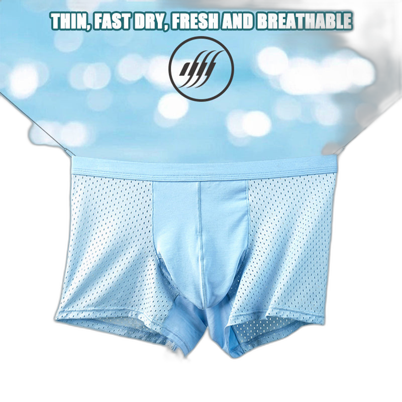 4 Pack Breathable Mesh Ball Pouch Underwear