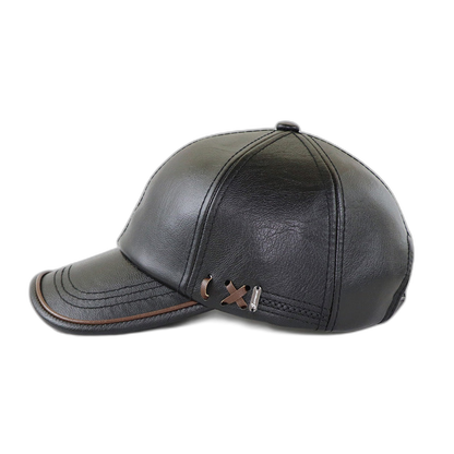 Leather Baseball Cap