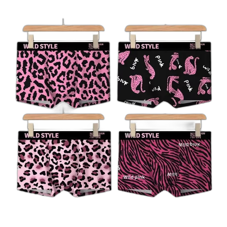 Jungle Heat Leopard Print Men's Underwear
