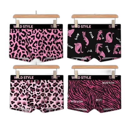 Jungle Heat Leopard Print Men's Underwear