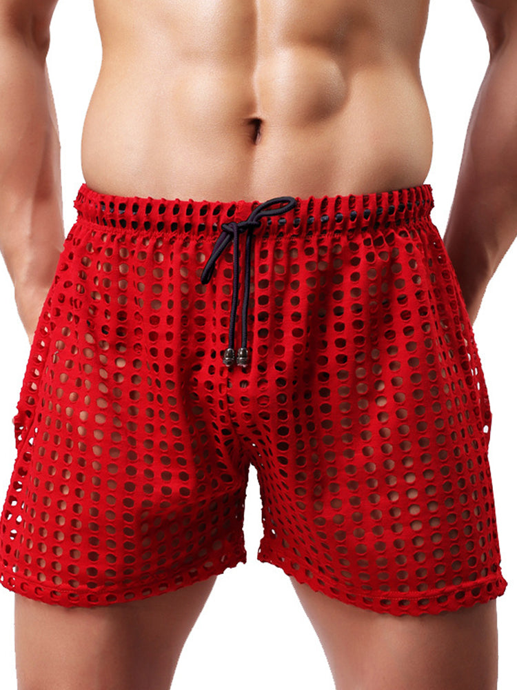 Men's Loose Sexy Mesh Shorts