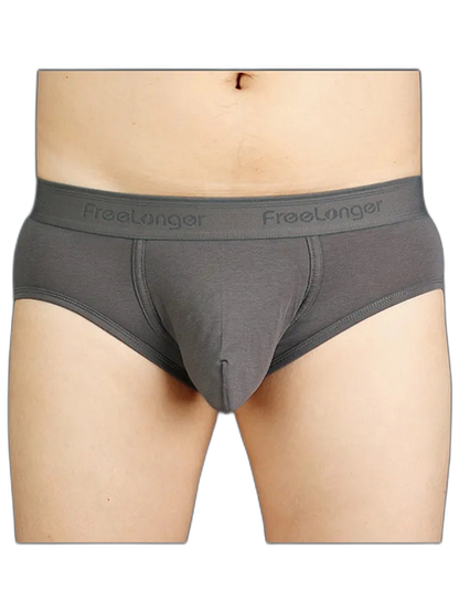 FreeLonger Men’s Microfibre Cotton Big Pouch Trunks