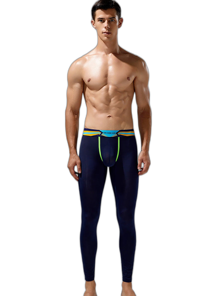 Men's Sexy Sport Long Johns With Large Pouch