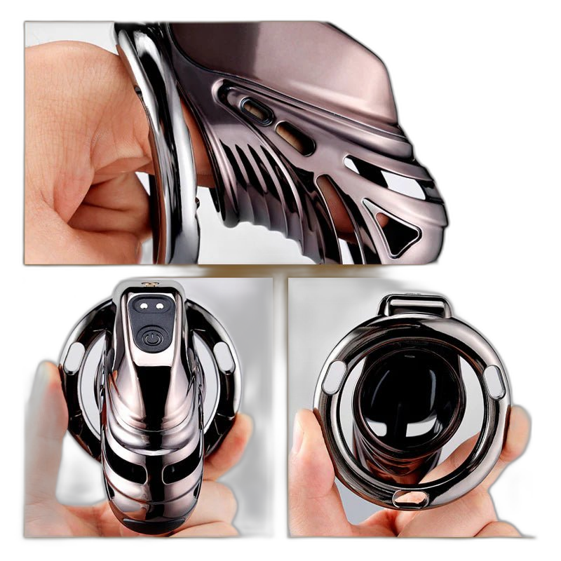 App Controlled Shock Chastity Cage And Key Box Bundle