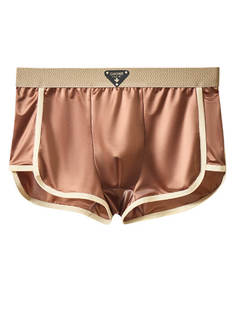 Men's Ice Silk Antibacterial Boxer Briefs