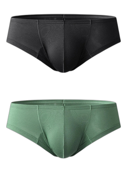 2 Pack Mens 3D Breathable Contour Pouch Boxershorts